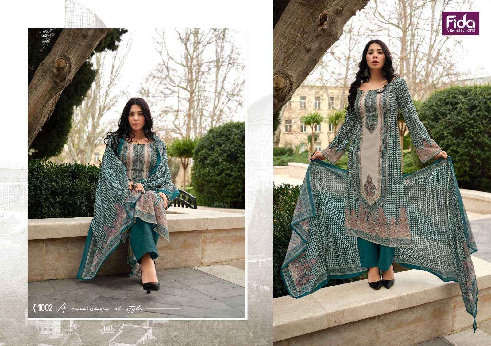 Fida Nazaare Cotton Dress Matrerial Best Ladies Suits Wholesaler
