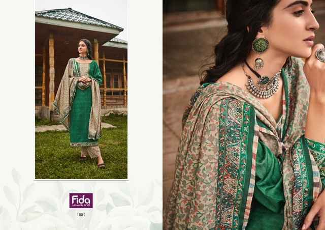 Fida Zehnaseeb Pure Cotton Dress Material 6 pcs Catalogue