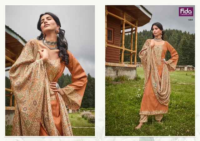 Fida Zehnaseeb Pure Cotton Dress Material 6 pcs Catalogue