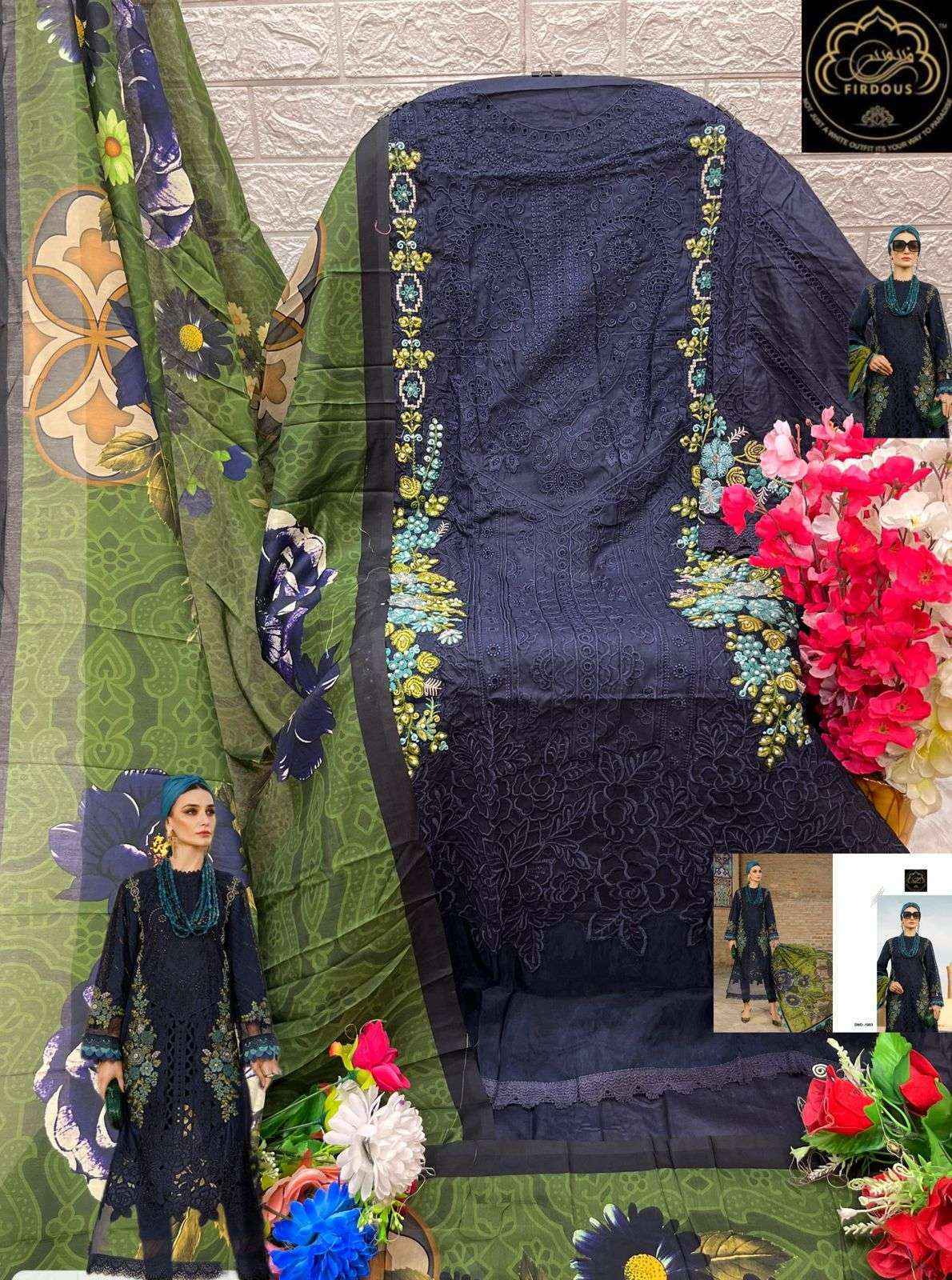 Firdous Adan Libas Cotton Dress Material 4 pcs Catalogue