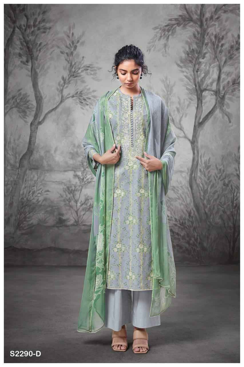 ganga eesha premium cotton printed dress material 4 pc catalog 1 2024 03 25 21 12 20