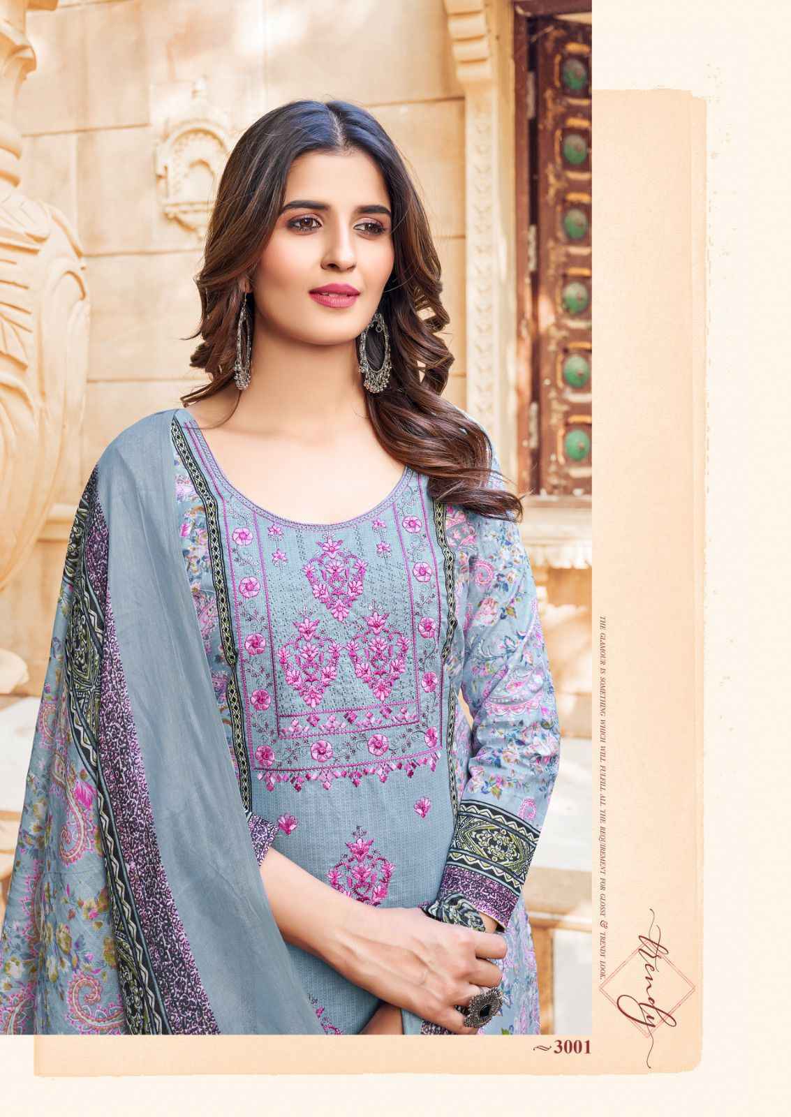 Gul Ahmed Bin Saeed Vol 3 Lawn Karachi Dress Material 6 Pc Catalouge