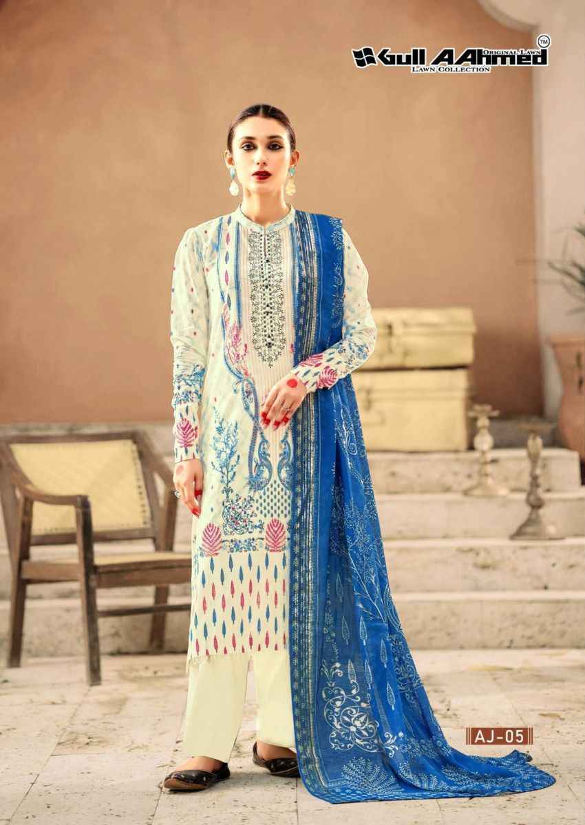 Gull Aahmed Asim Jofa Pure Rayon Cotton Dress Material 6 pc Cataloge