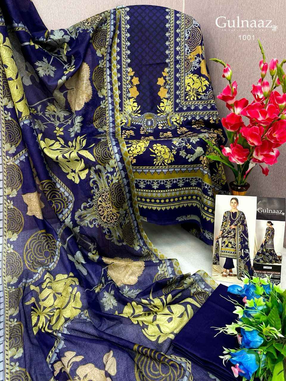 Gulnaaz Vol-1 Karachi Collection Dress Material 10 Pc Catalog