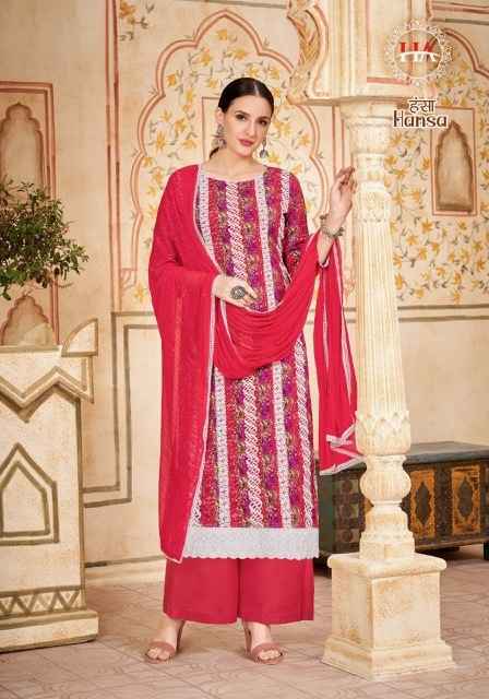 Harshit Hansa Viscose Dress Maerial 8 pcs Catalogue