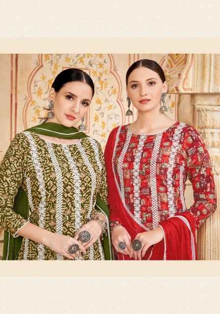 Harshit Hansa Viscose Dress Maerial 8 pcs Catalogue