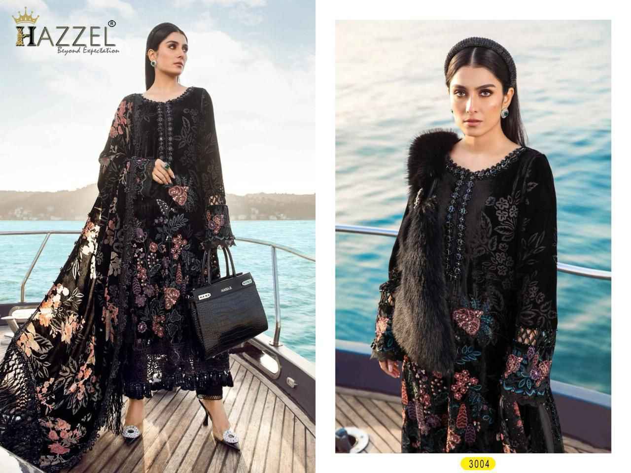 Hazzel Print Maria B Embroidered Vol-24 Rayon Cotton Dress Material 4 Pc Catalog