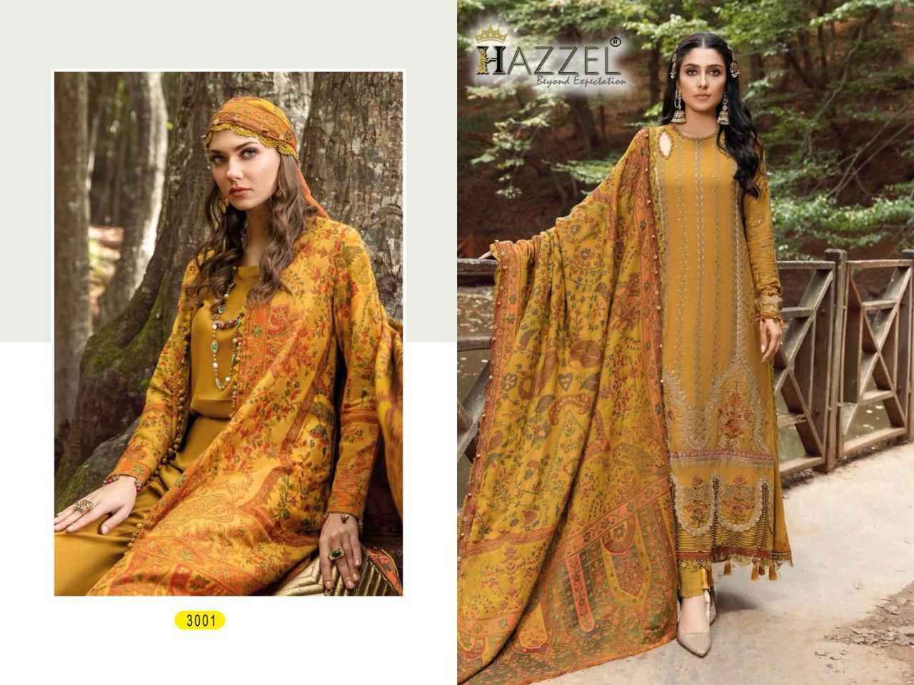 Hazzel Print Maria B Embroidered Vol-24 Rayon Cotton Dress Material 4 Pc Catalog