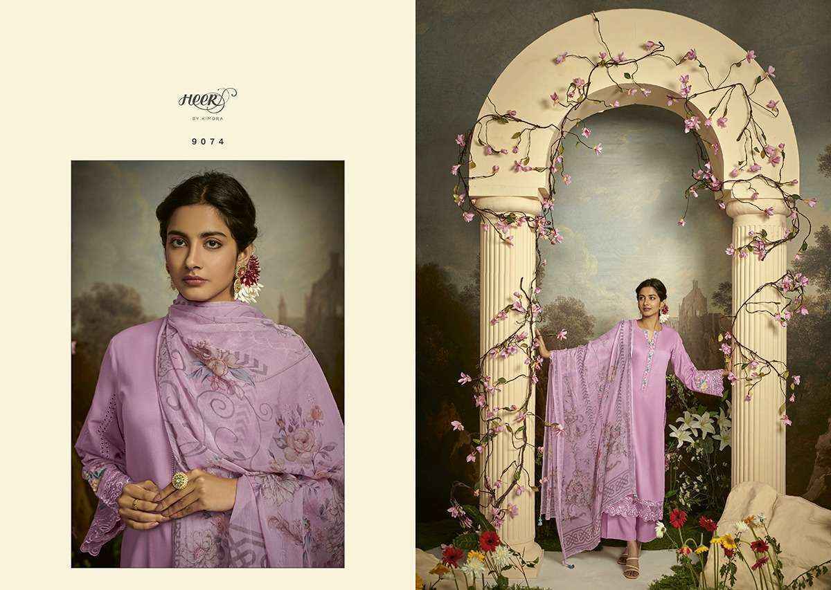 Heer Gulbagh Cotton Dress Material 8 pcs Catalogue