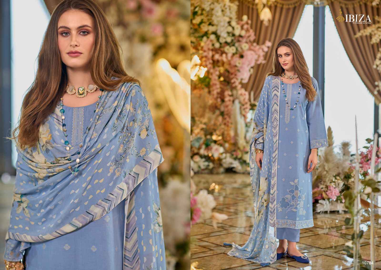 Ibiza Bosco Vol 3 Pure Lawn Cotton Dress Material 8 Pc Catalog