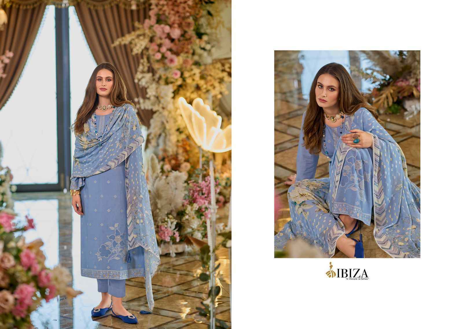 Ibiza Bosco Vol 3 Pure Lawn Cotton Dress Material 8 Pc Catalog