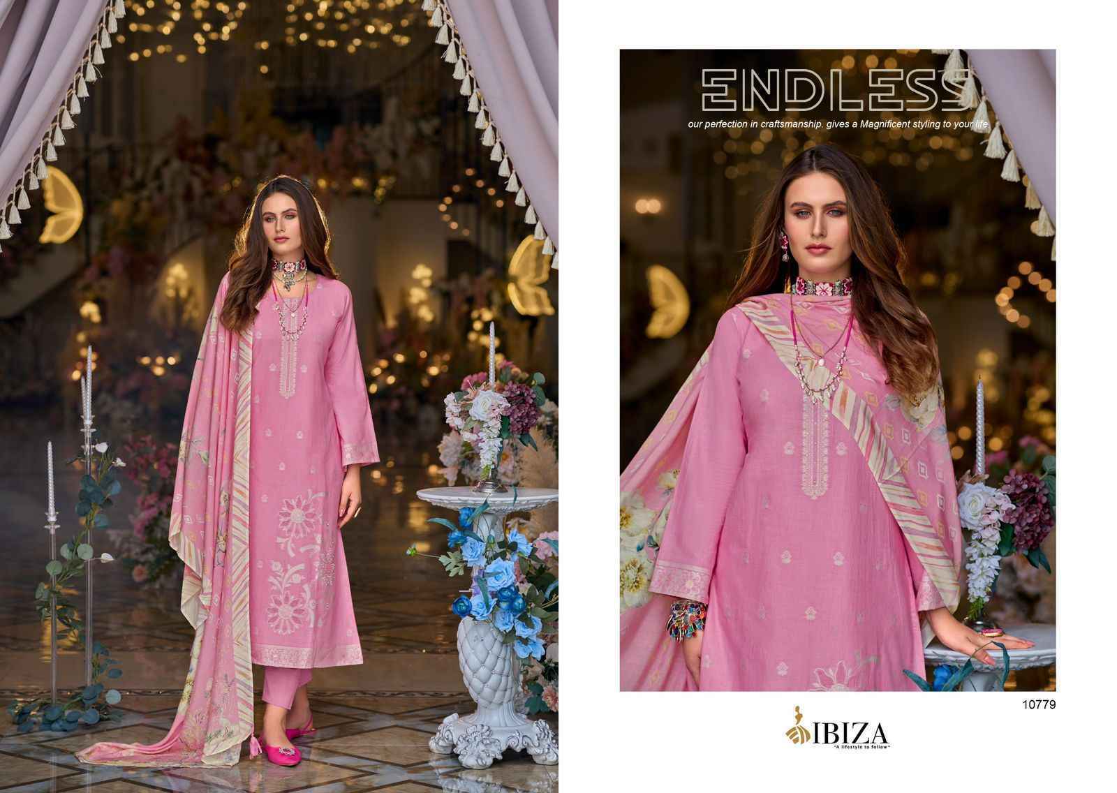 Ibiza Bosco Vol 3 Pure Lawn Cotton Dress Material 8 Pc Catalog