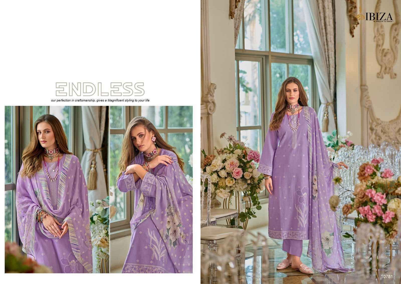 Ibiza Bosco Vol 3 Pure Lawn Cotton Dress Material 8 Pc Catalog