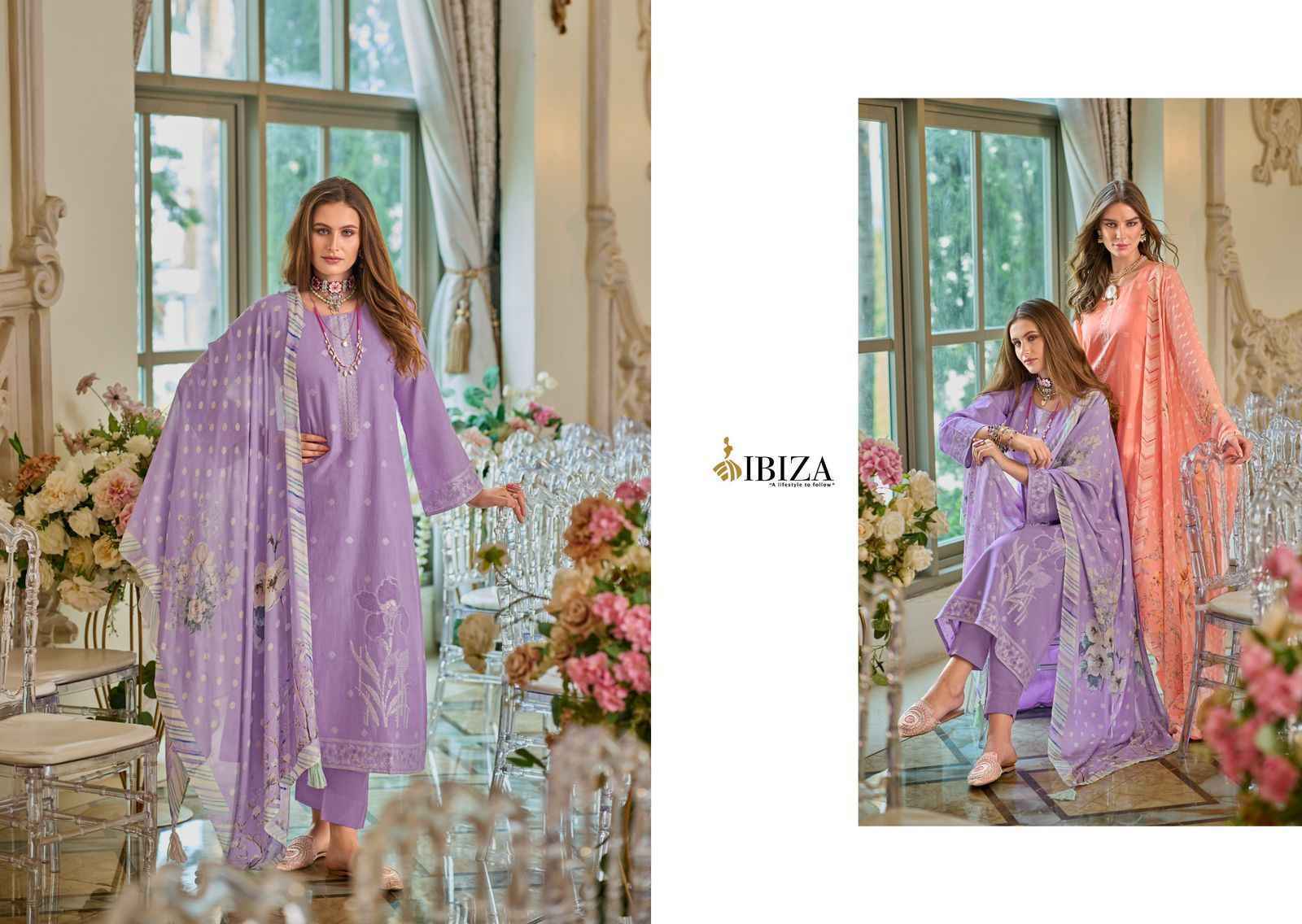 Ibiza Bosco Vol 3 Pure Lawn Cotton Dress Material 8 Pc Catalog