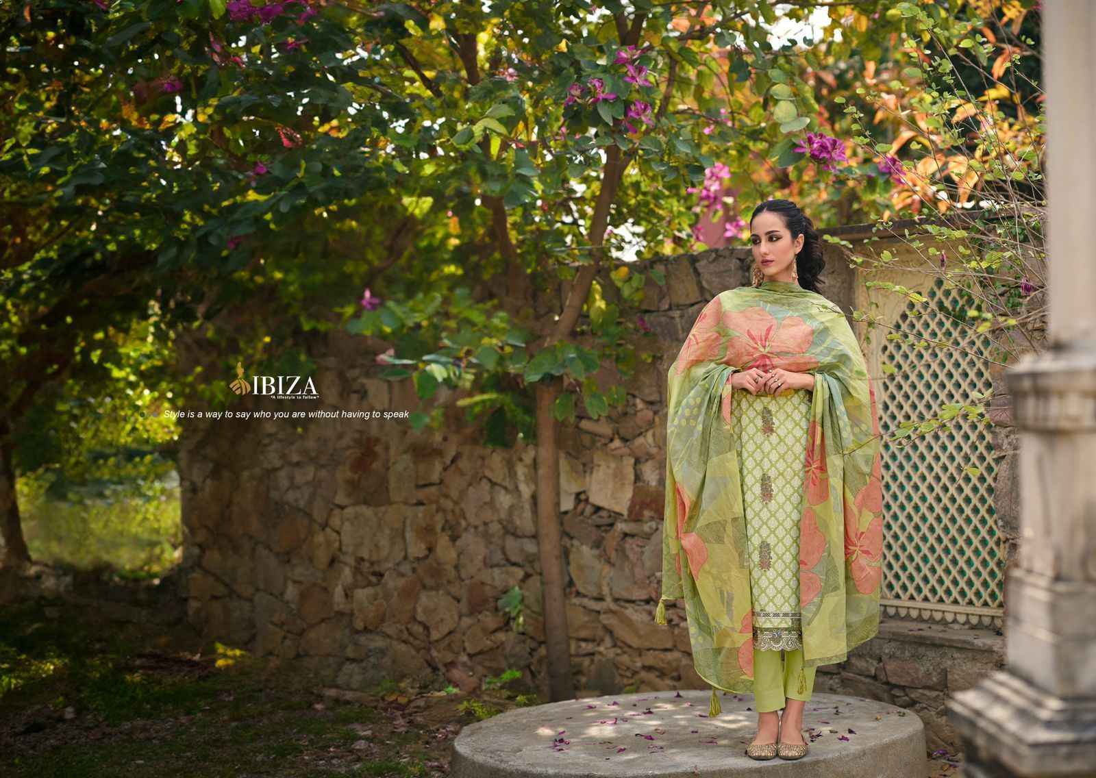 Ibiza Emily Vol-2 Pure Lawn Cotton Dress Material 8 Pc Catalog