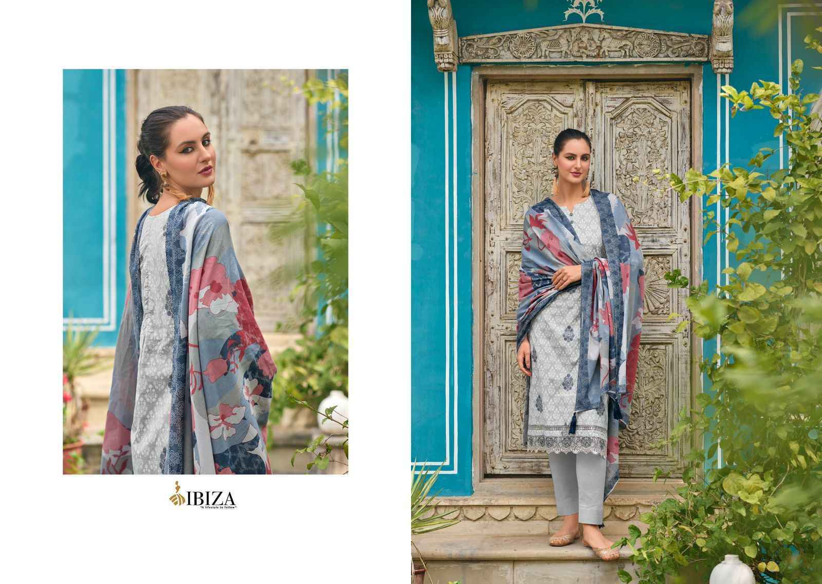 Ibiza Emily Vol-2 Pure Lawn Cotton Dress Material 8 Pc Catalog