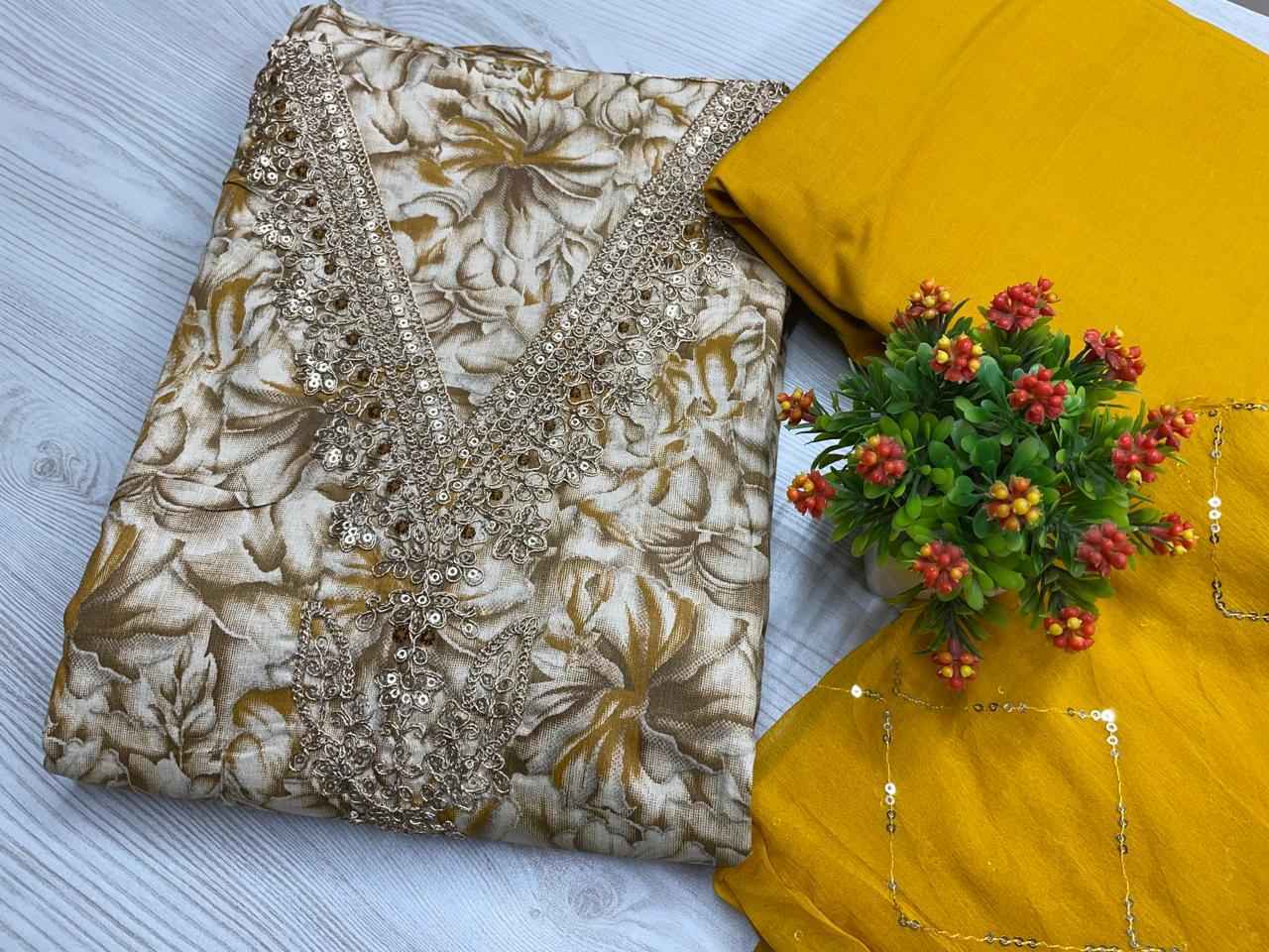 Jaam Cotton Top Non Catalog Dress Material 4 Pc Catalog