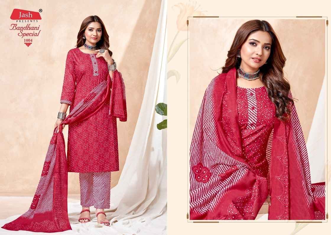 Jash Bandhani Special Vol-1 Cotton Readymade Suit 10 Pc Catalog