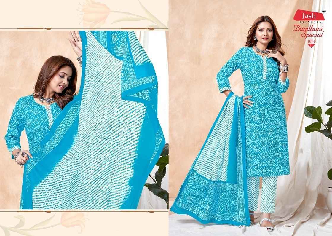 Jash Bandhani Special Vol-1 Cotton Readymade Suit 10 Pc Catalog