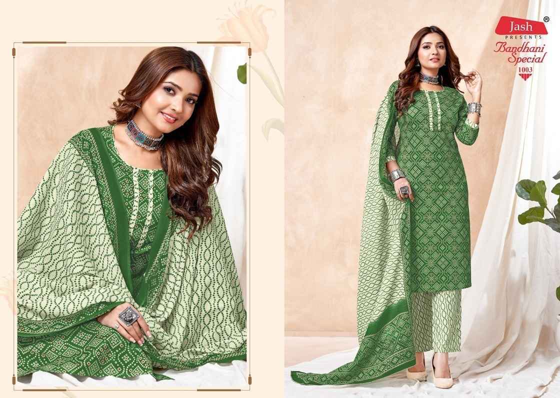 Jash Bandhani Special Vol-1 Cotton Readymade Suit 10 Pc Catalog