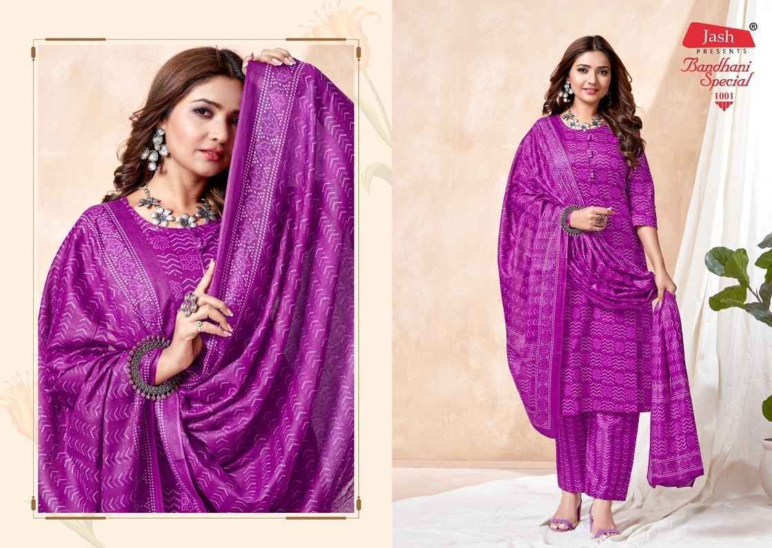 Jash Bandhani Special Vol-1 Cotton Readymade Suit 10 Pc Catalog