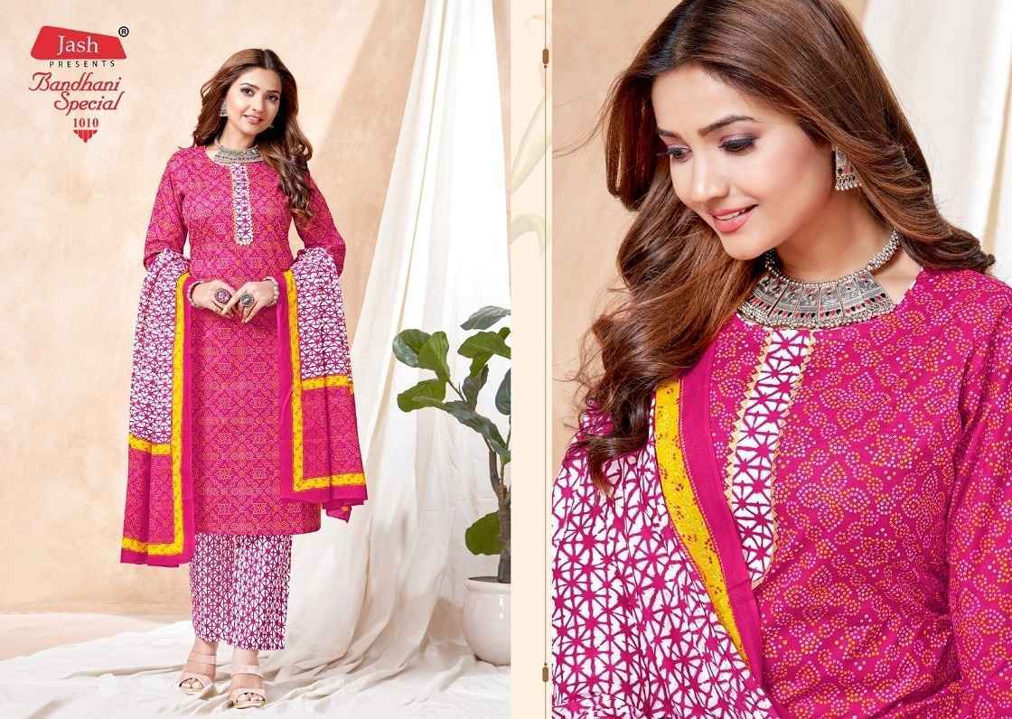 Jash Bandhani Special Vol-1 Cotton Readymade Suit 10 Pc Catalog