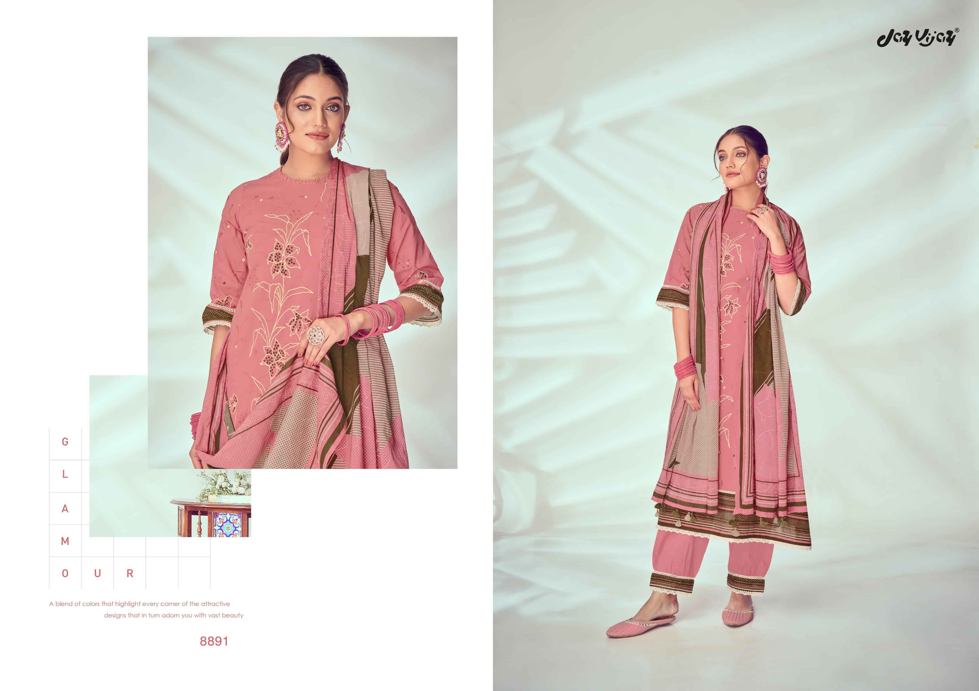 Jay Vijay Kahani Pure Cotton Dress Material 6 Pc Catalouge