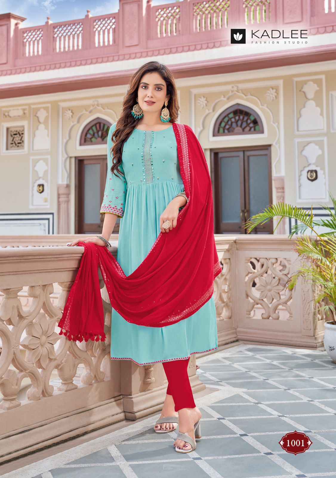 Kadlee Feeza Rayon Wrinkle Readymade Suit 4 Pc Catalog