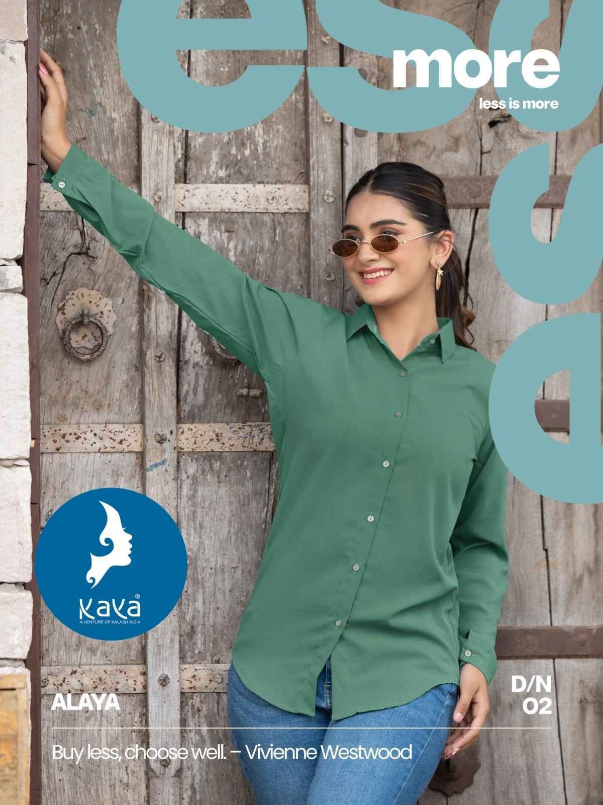 Kaya Alaya Western Tunic Wear Shirt Collection 8 pcs Cataloge