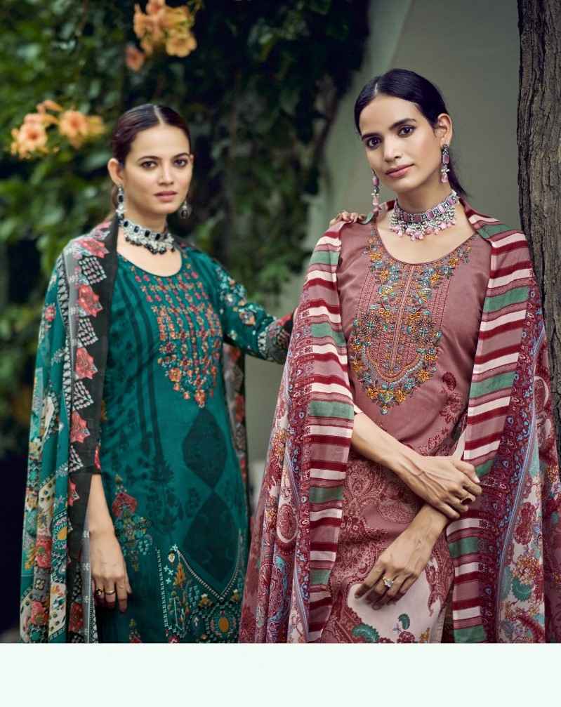 Kesar Selena Lawn Cotton Dress Material 6 Pc Catalog