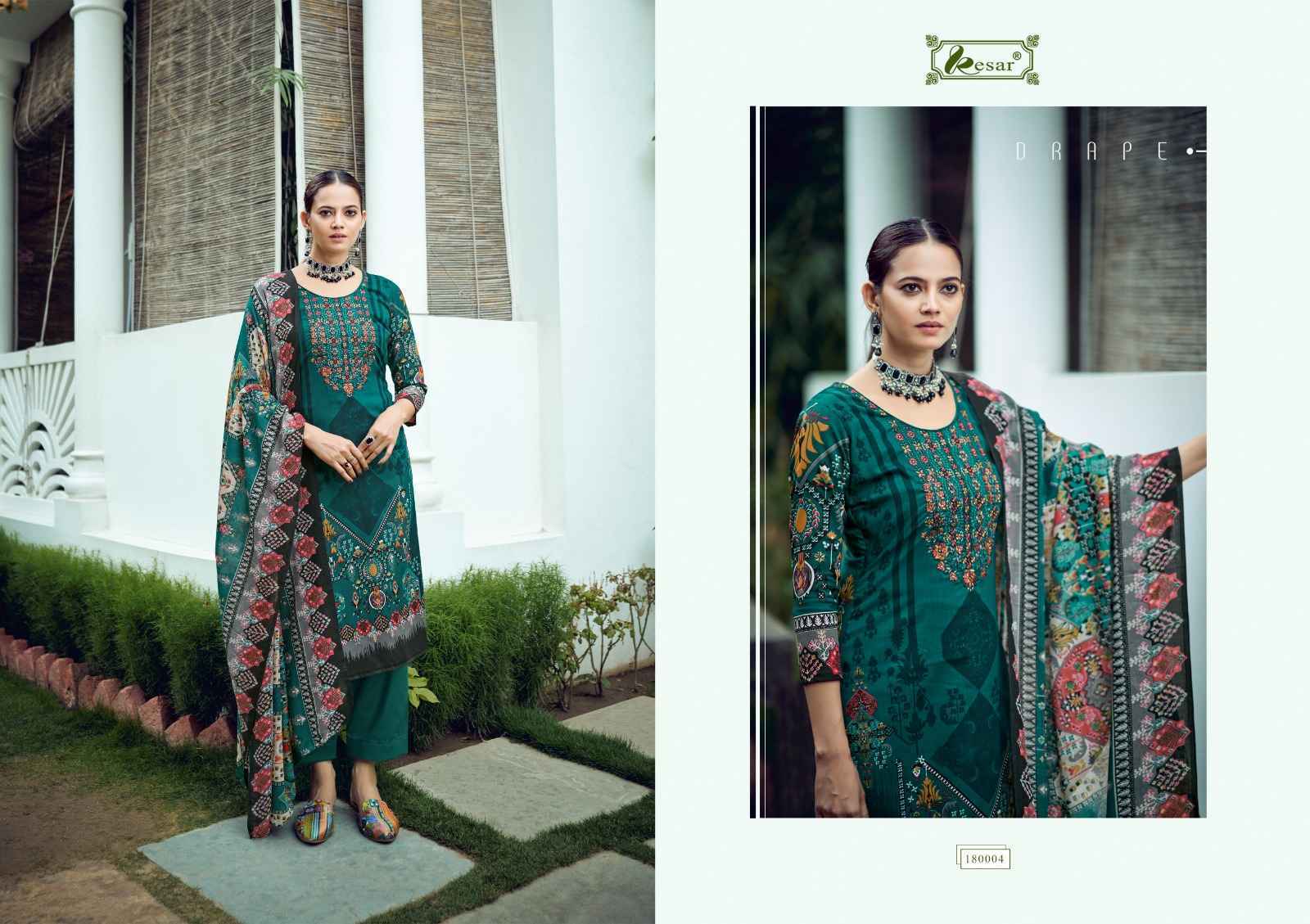 Kesar Selena Lawn Cotton Dress Material 6 Pc Catalog