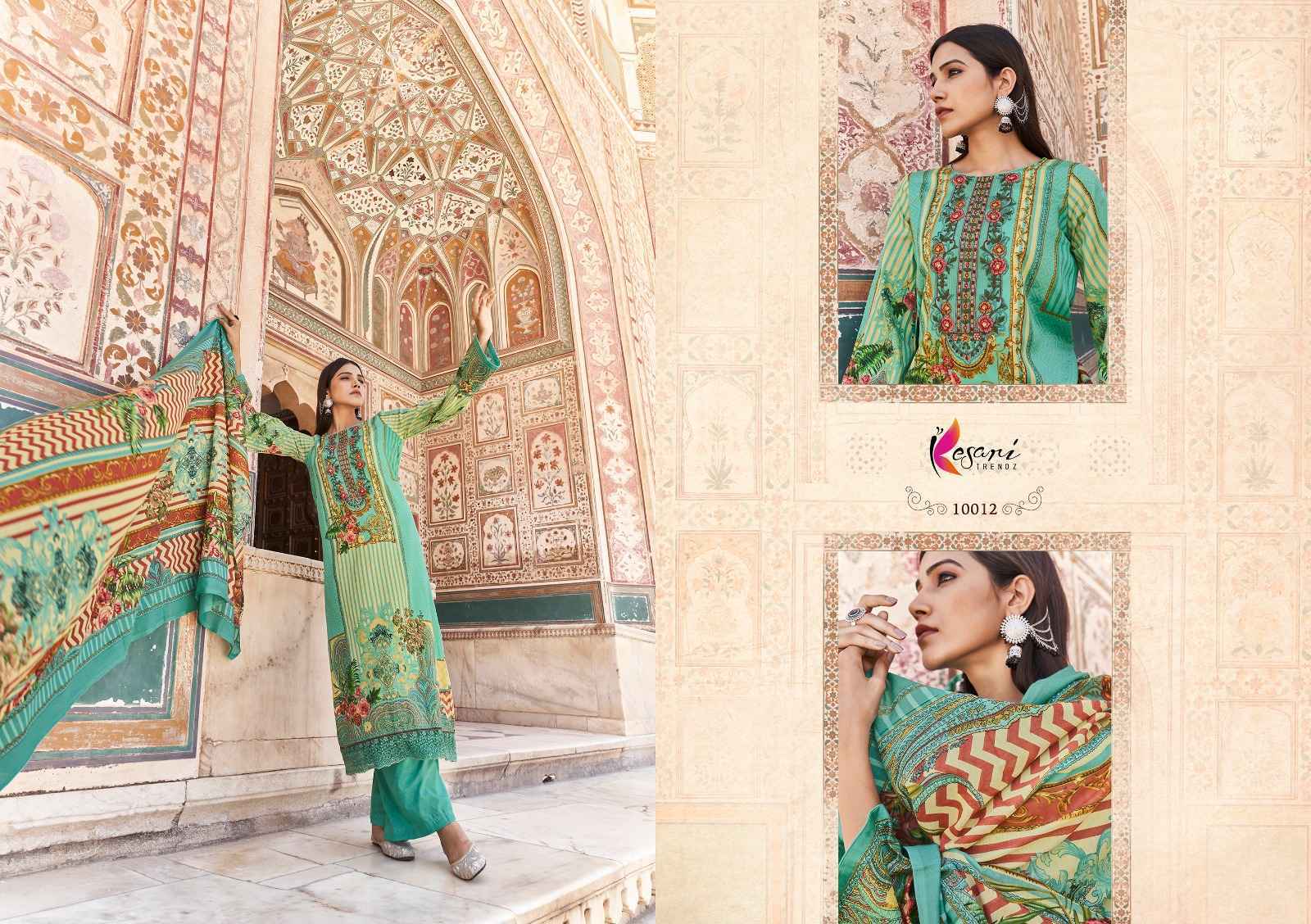 Kesari Jashn E Bahar Vol-2 Jam Sattin Dress Material 8 Pc Catalog