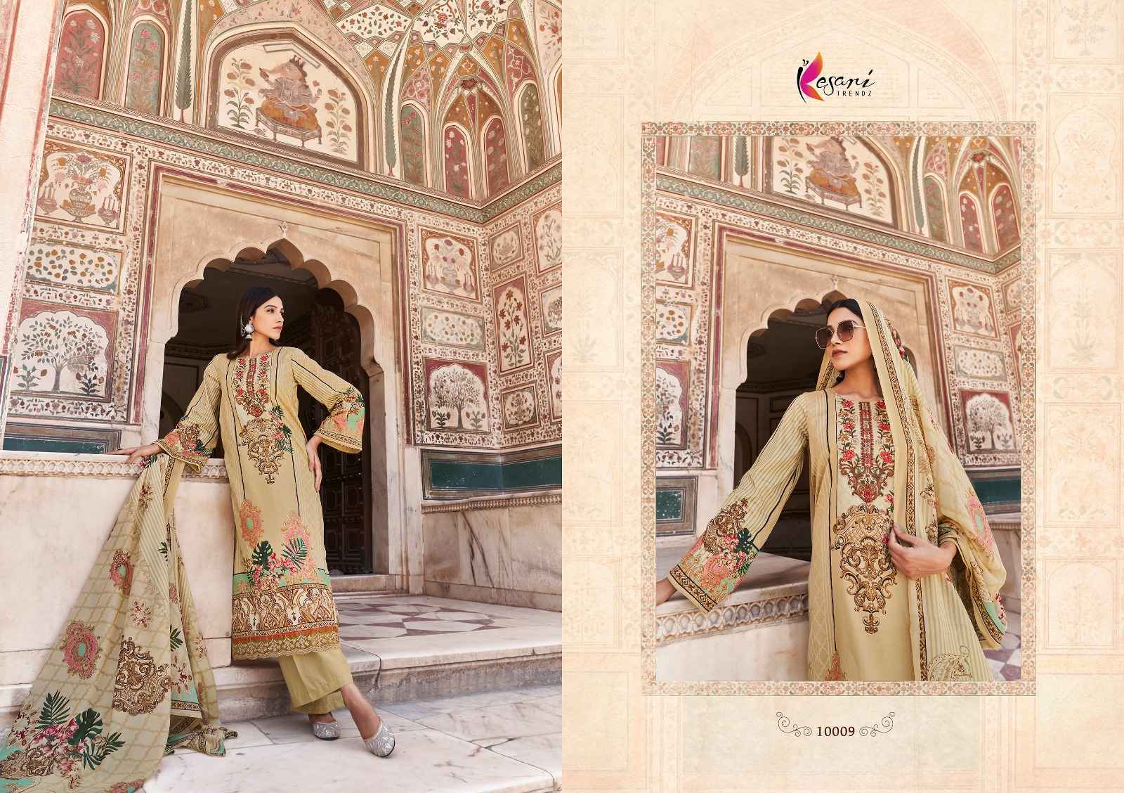 Kesari Jashn E Bahar Vol-2 Jam Sattin Dress Material 8 Pc Catalog