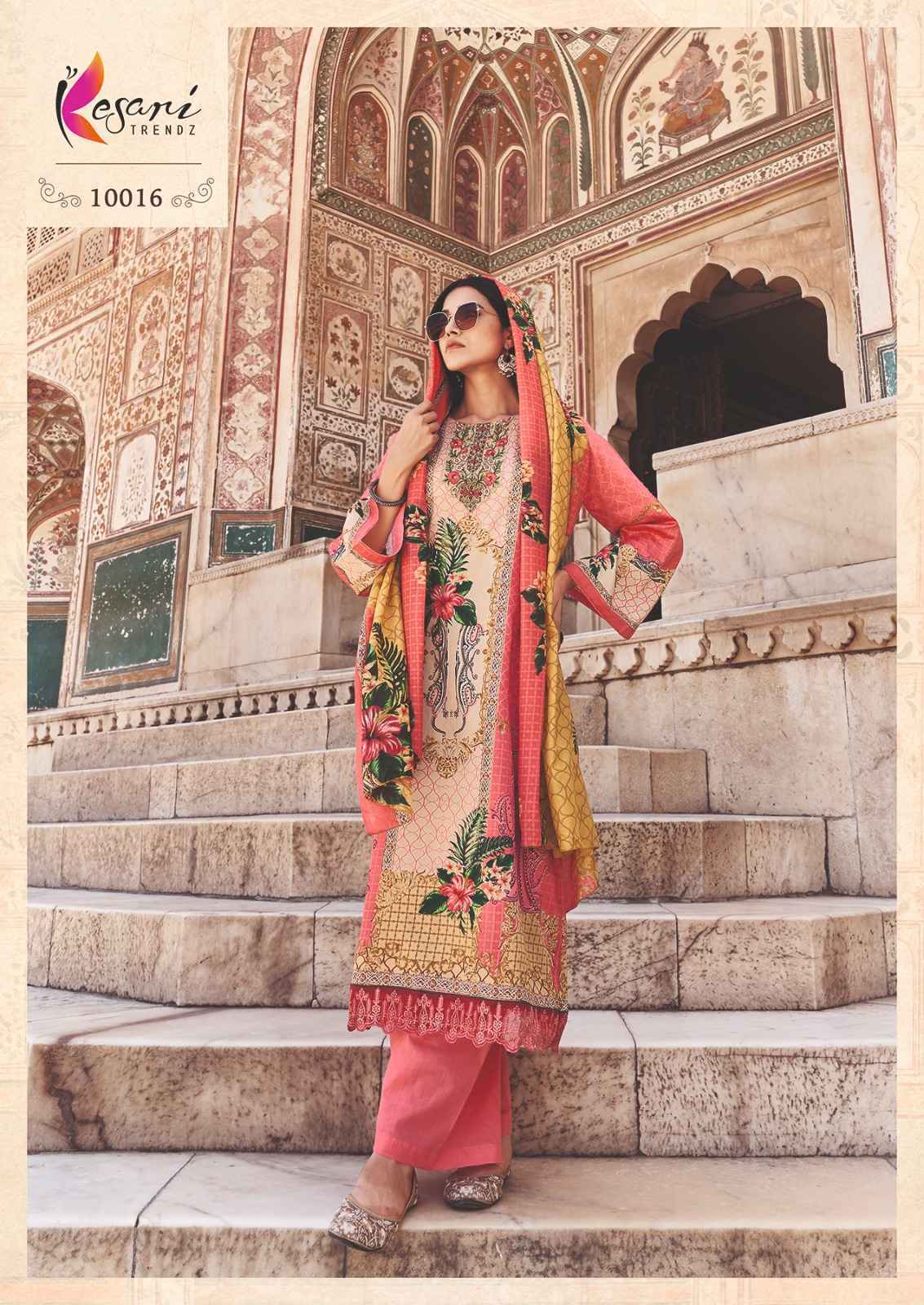 Kesari Jashn E Bahar Vol-2 Jam Sattin Dress Material 8 Pc Catalog