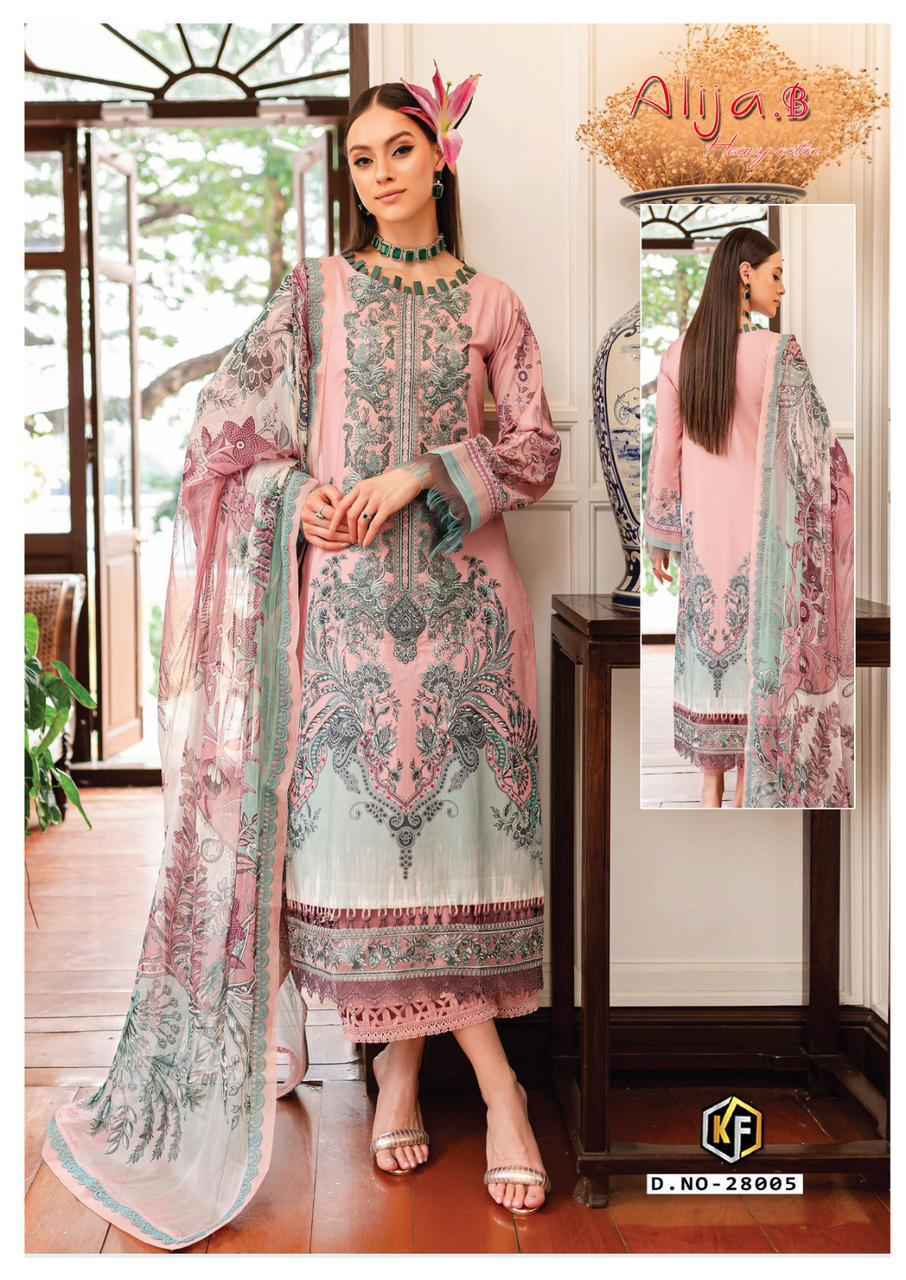 Keval Fab Alija B Vol-28 Cotton Dress Material 6 pcs Cataloge