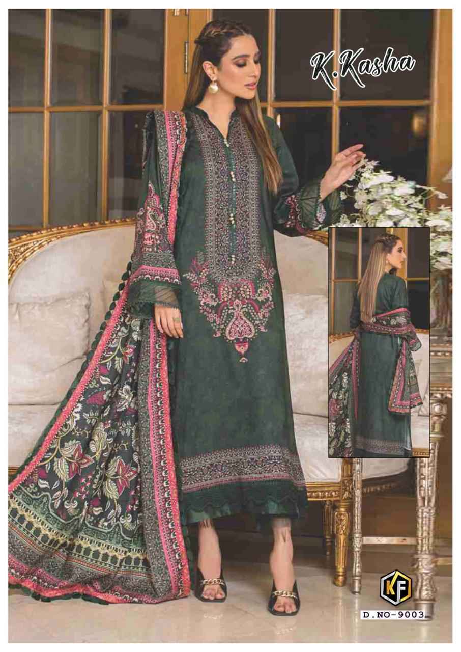 Keval Fab K Kasha Vol-9 Cotton Dress Material 6 pc Cataloge