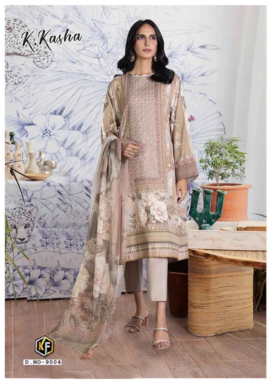 Keval Fab K Kasha Vol-9 Cotton Dress Material 6 pc Cataloge