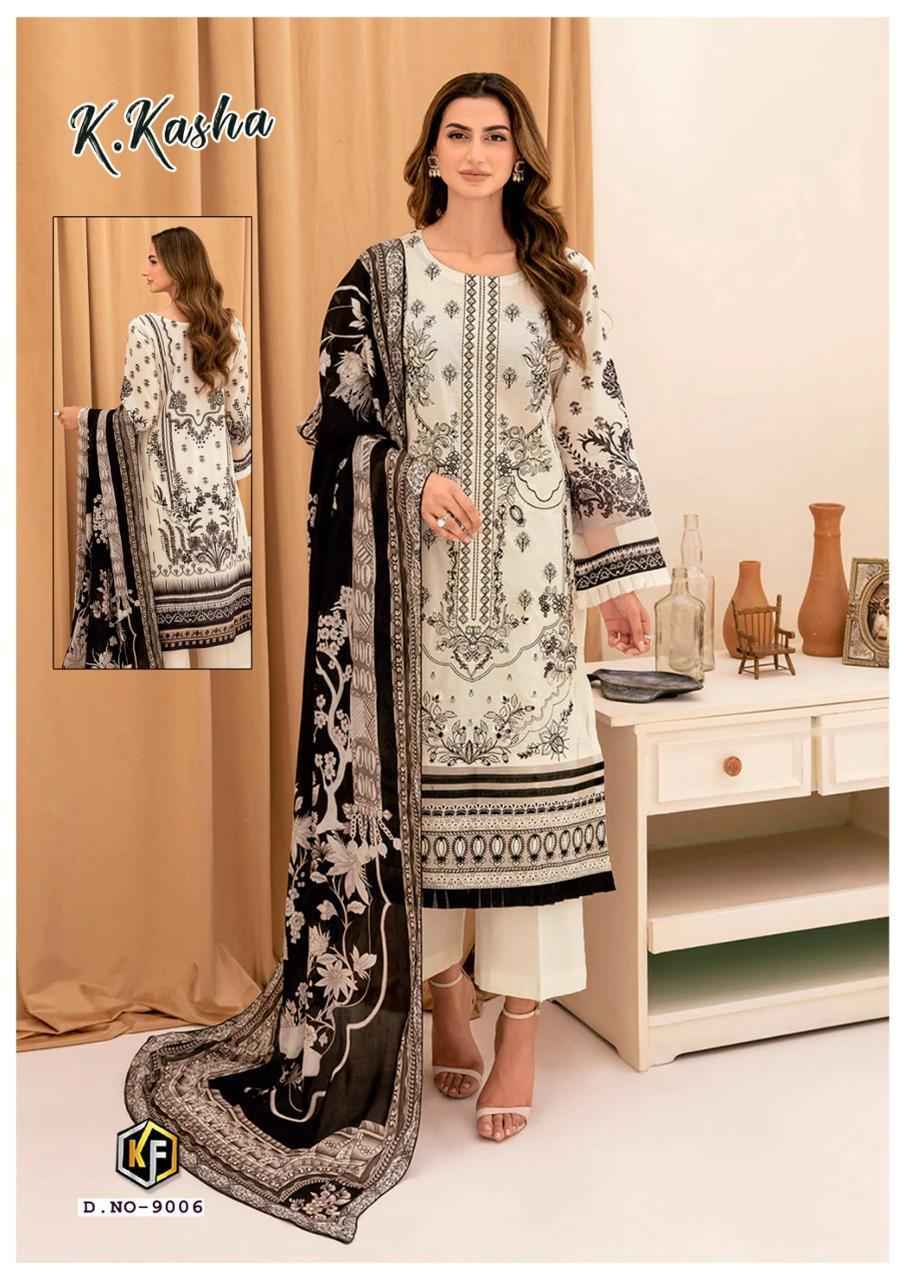 Keval Fab K Kasha Vol-9 Cotton Dress Material 6 pc Cataloge