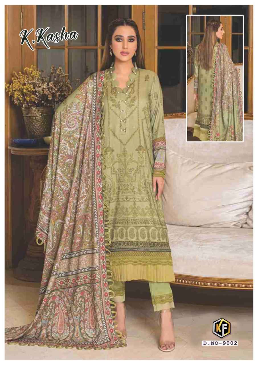 Keval Fab K Kasha Vol-9 Cotton Dress Material 6 pc Cataloge