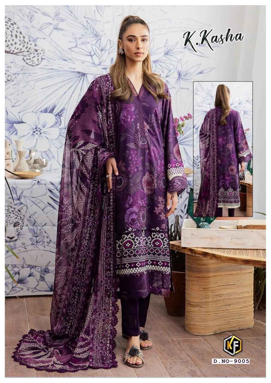 Keval Fab K Kasha Vol-9 Cotton Dress Material 6 pc Cataloge