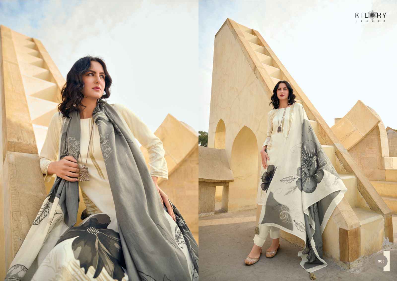 Kilory Trends Summer of Joy Pure Jam Cotton Dress Material 6 Pc Catalog