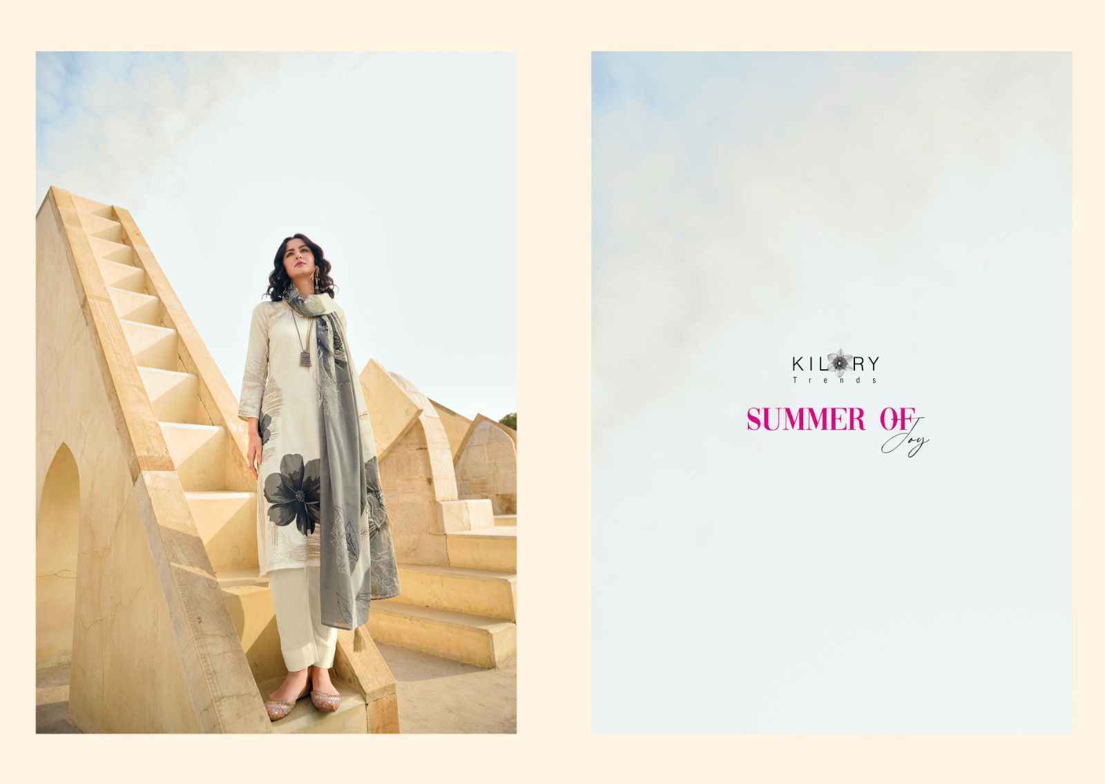 Kilory Trends Summer of Joy Pure Jam Cotton Dress Material 6 Pc Catalog