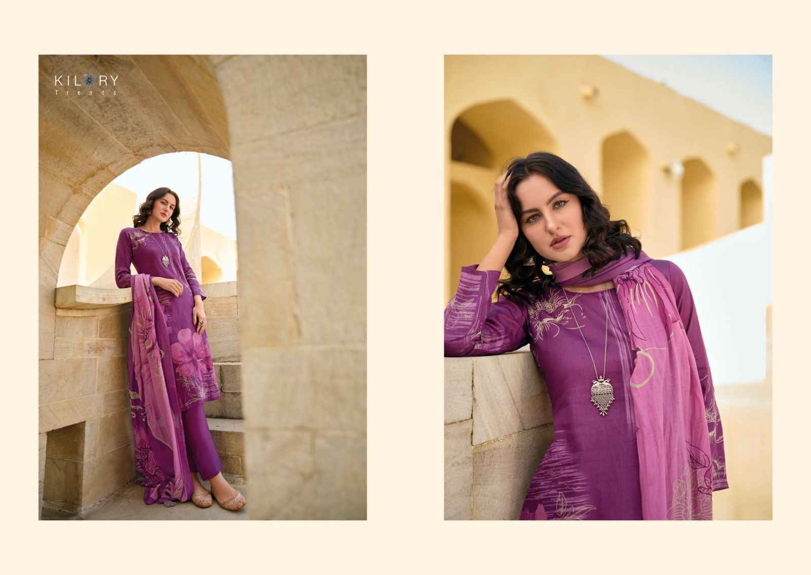 Kilory Trends Summer of Joy Pure Jam Cotton Dress Material 6 Pc Catalog