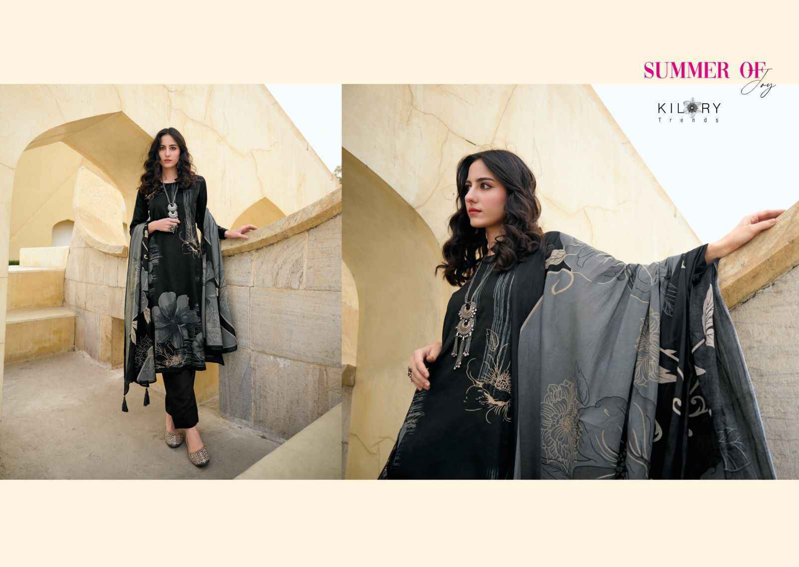 Kilory Trends Summer of Joy Pure Jam Cotton Dress Material 6 Pc Catalog