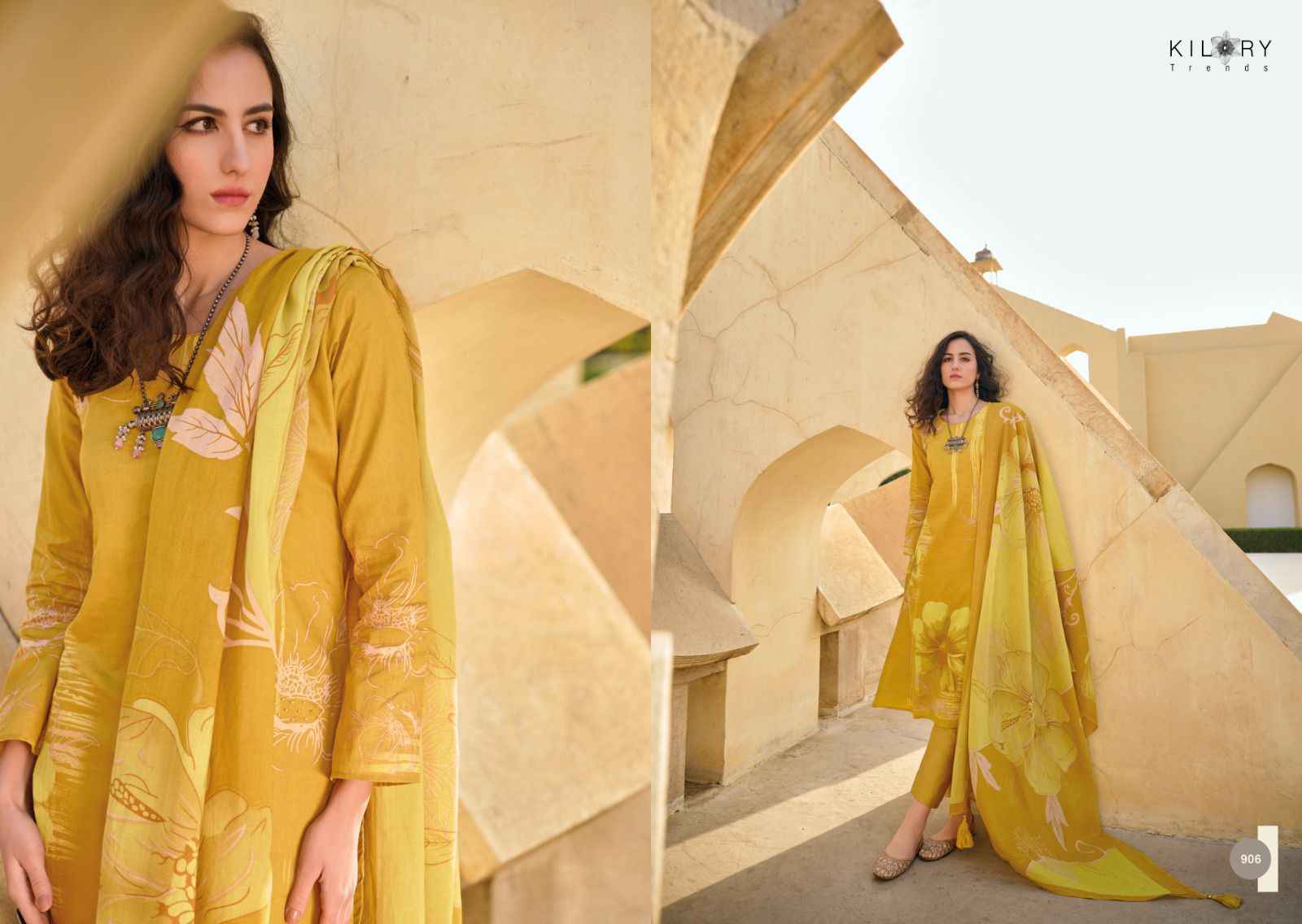 Kilory Trends Summer of Joy Pure Jam Cotton Dress Material 6 Pc Catalog
