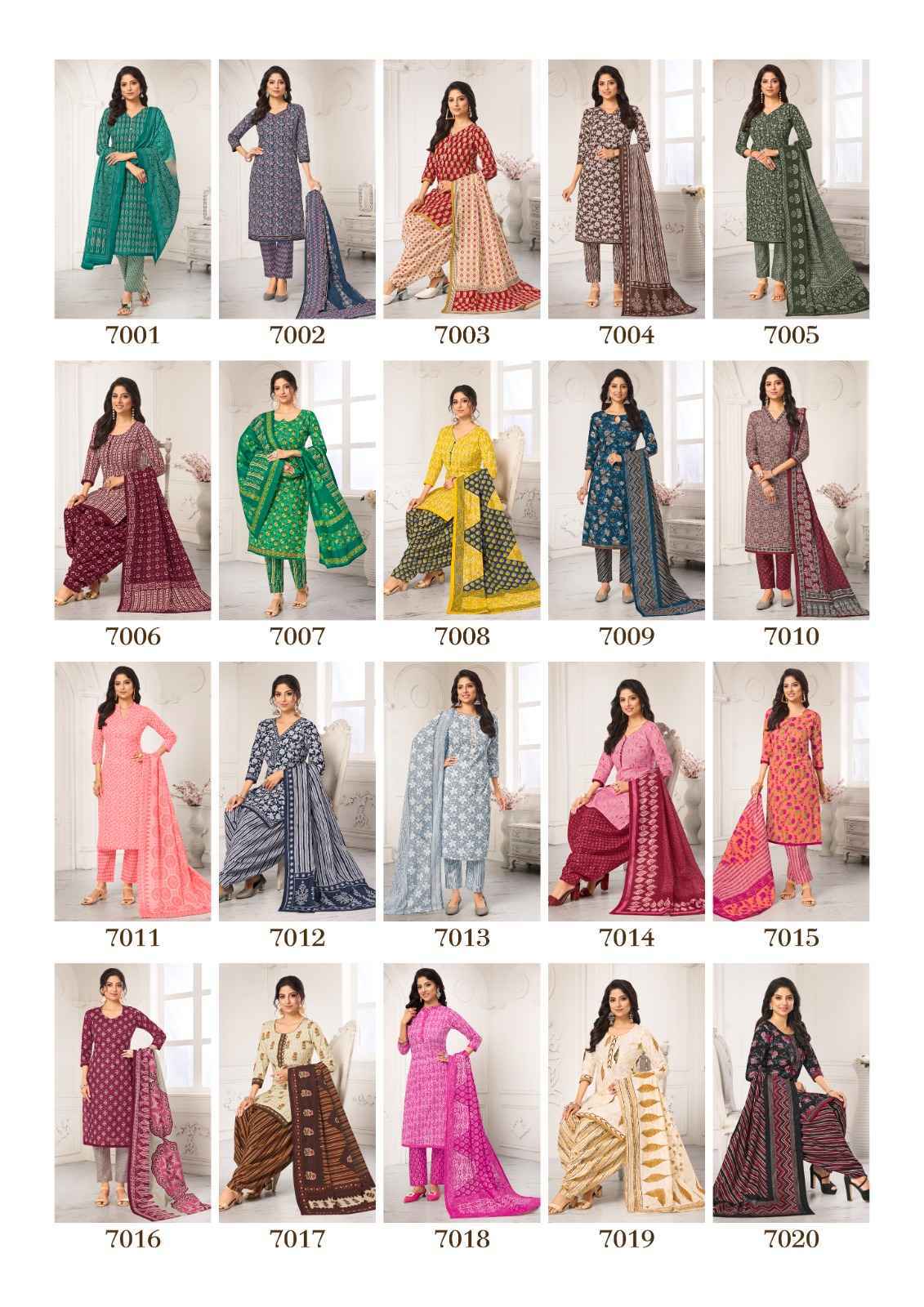 Laado Vol 70 Pure Cotton Dress Material 20 Pc Catalog