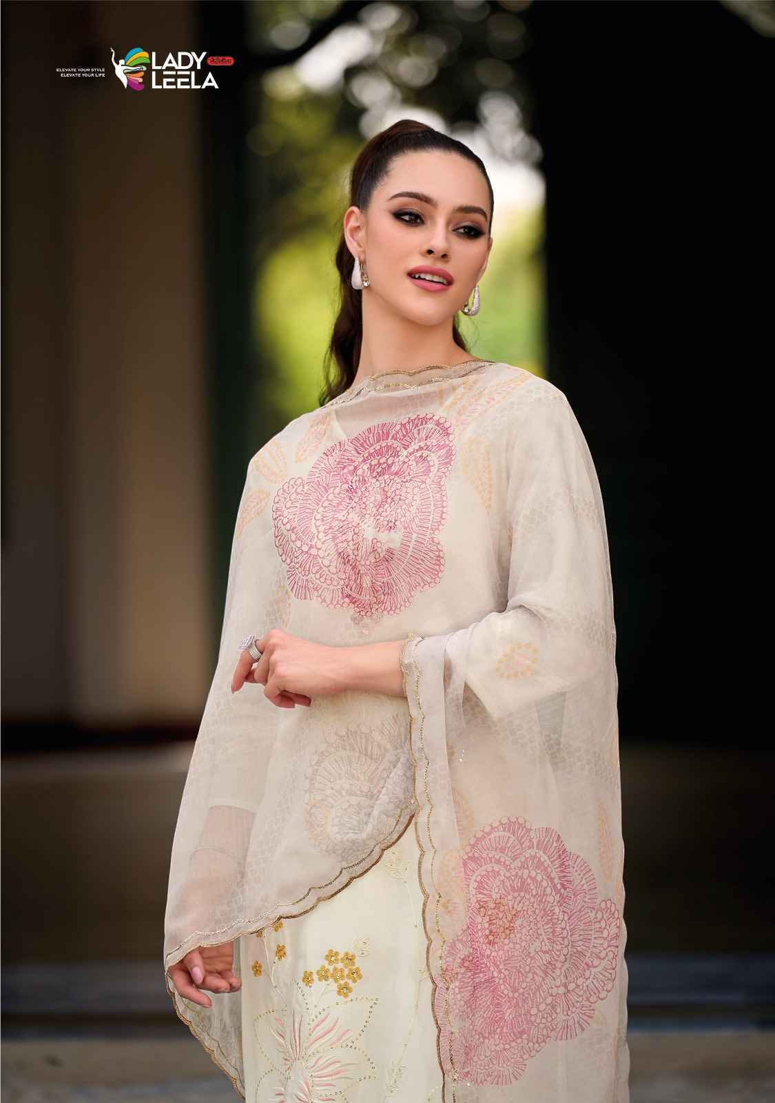 Lady Leela Rabya Viscose Silk Readymade Suit 6 Pc Catalog