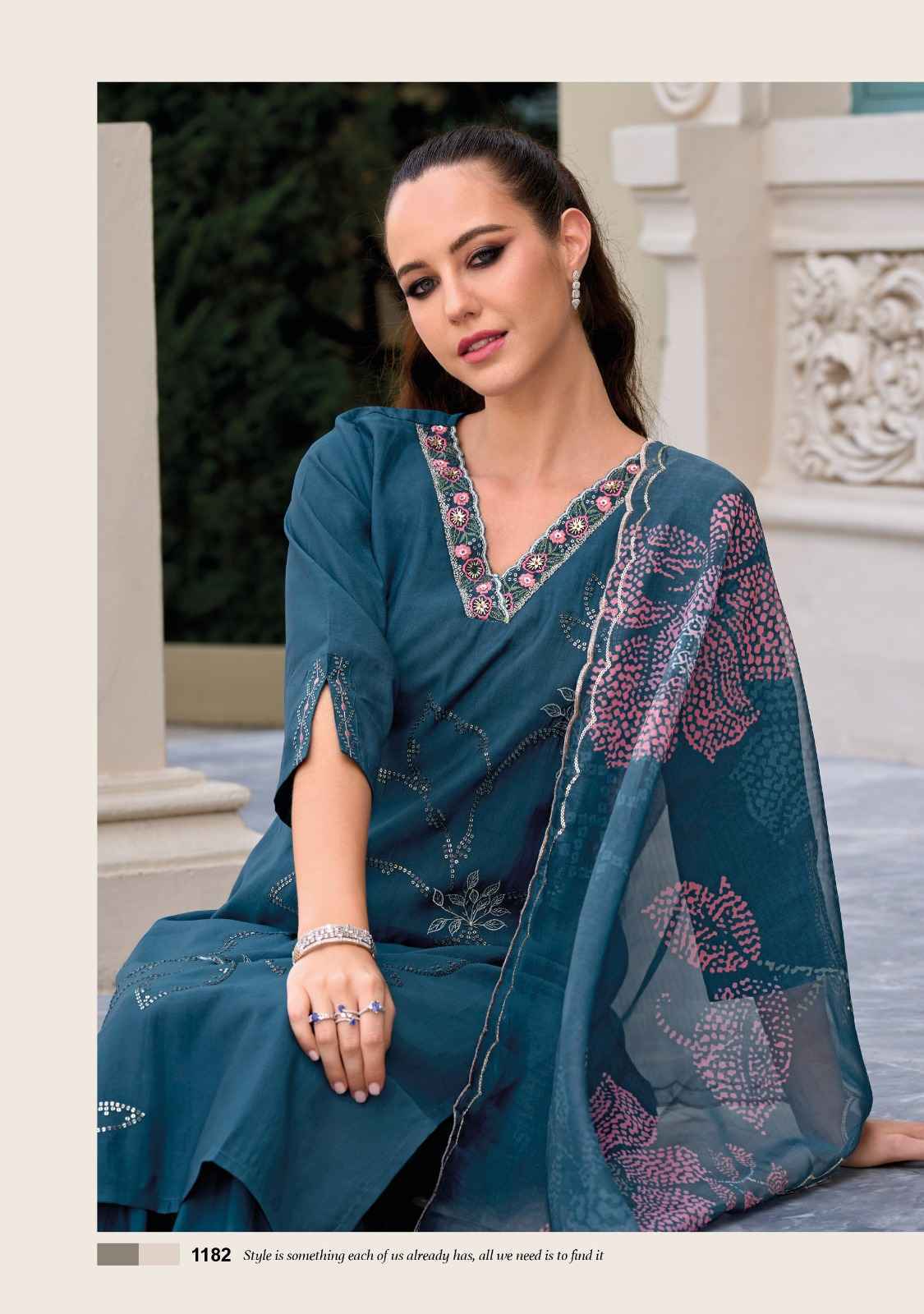 Lady Leela Rabya Viscose Silk Readymade Suit 6 Pc Catalog