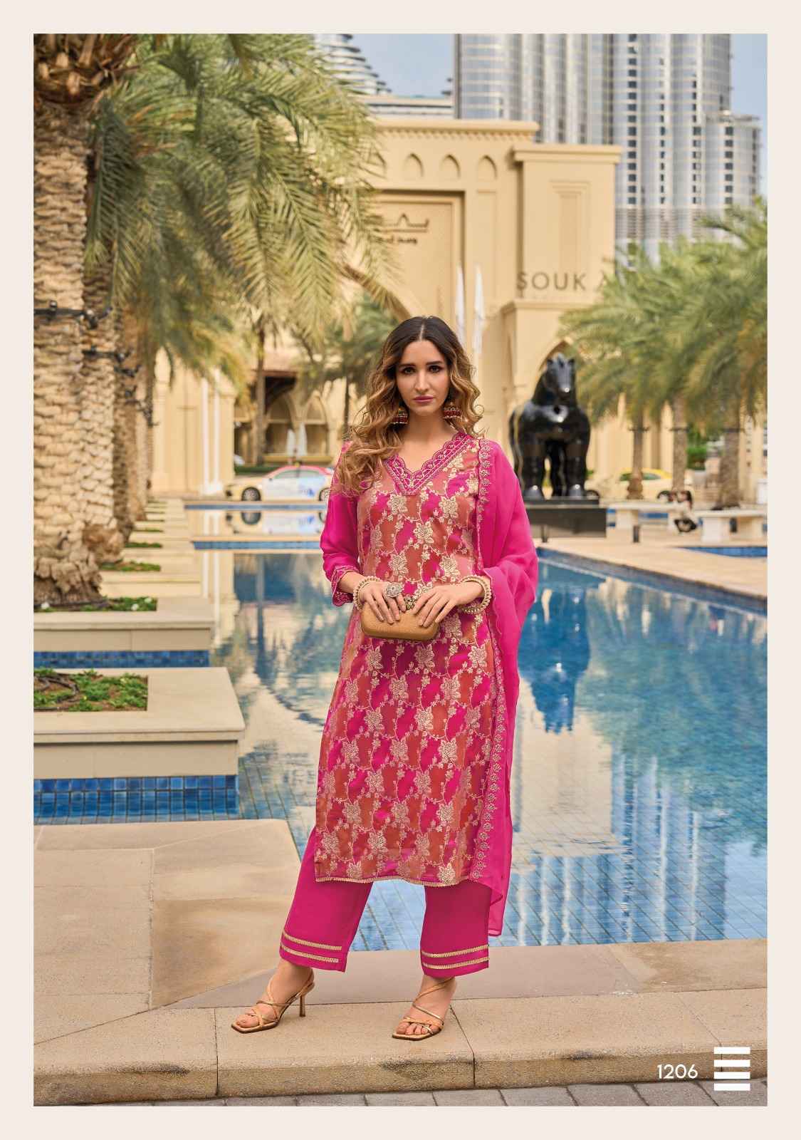 Lady Leela Shimmer Pure Viscose Readymade Suit 6 Pc Catalog