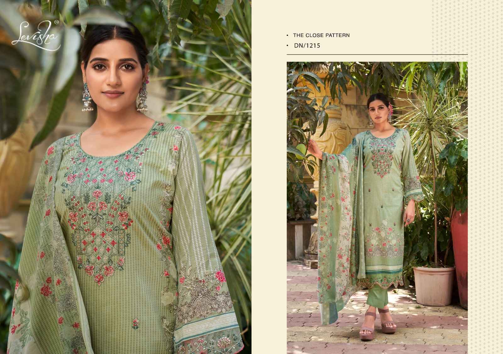 Levisha Mahefuz Vol-5 Cambric Cotton Dress Material 6 Pc Catalouge